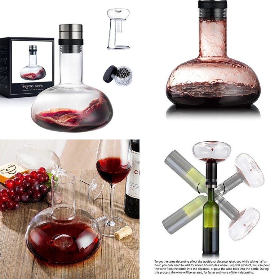 Decanter Aerator Set - YouYah Wine Decanter Set, Red Wine