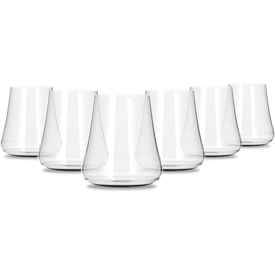 Wine Beer Drink - Stemless Crystal Wine Glasses Set of
