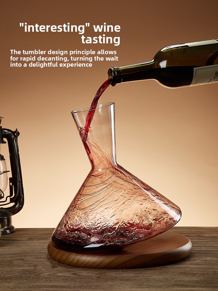 Decanter Aerator Set - Quick Decanter Set Crystal Glass Red
