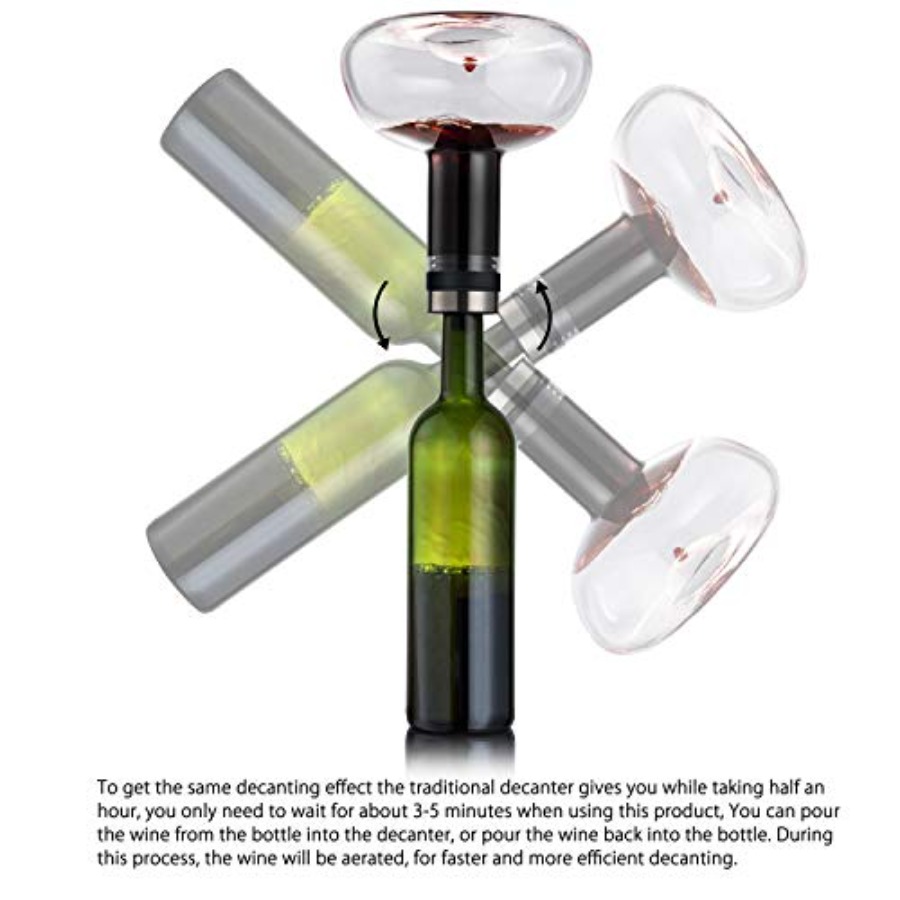 YouYah Wine Decanter Set, Red  - Decanter Aerator Set 评论和价格