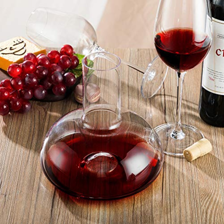 YouYah Wine Decanter Set, Red  - Decanter Aerator Set 评论和价格