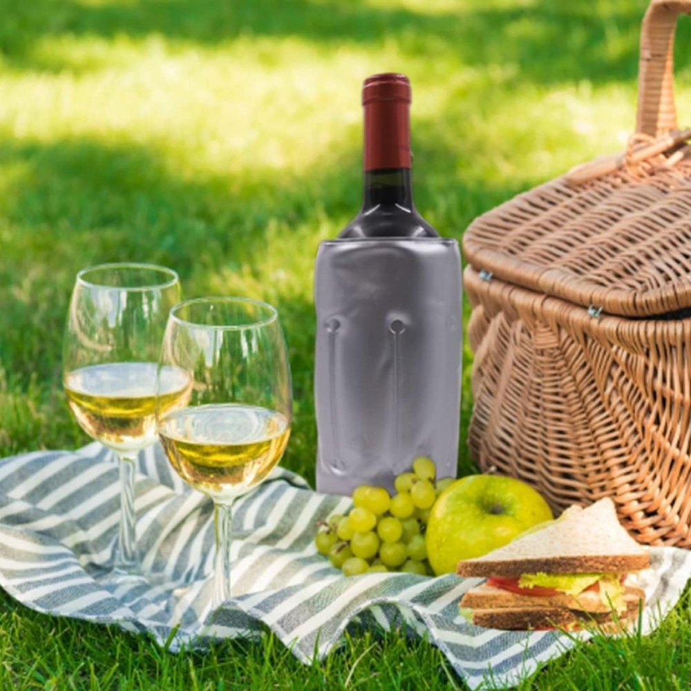 Rapid Ice Wine Bottle Cooler R - Wine Chiller Sleeve 评论和价格