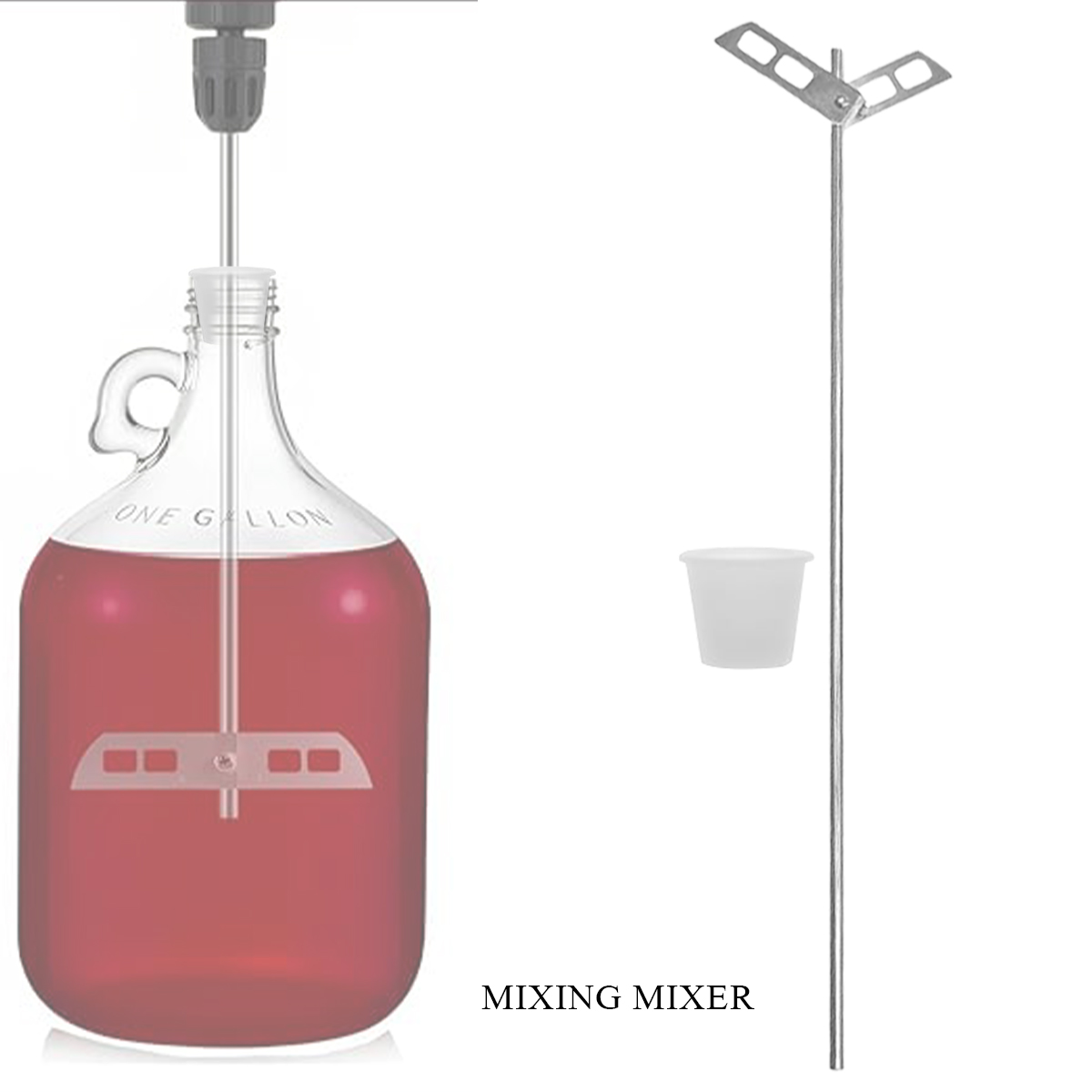 Beer Degassing Stirrer Paddle, - Wine Beer Mix 评论和价格