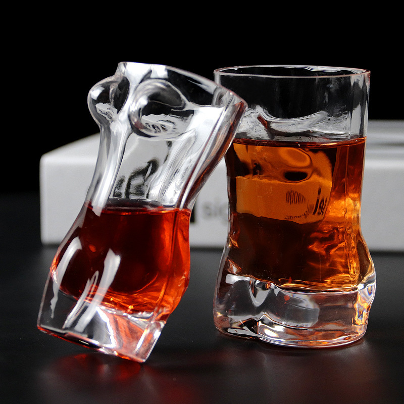 Creative Beer Glasses Body Art - Wine Beer Mix Drink 评论和价格