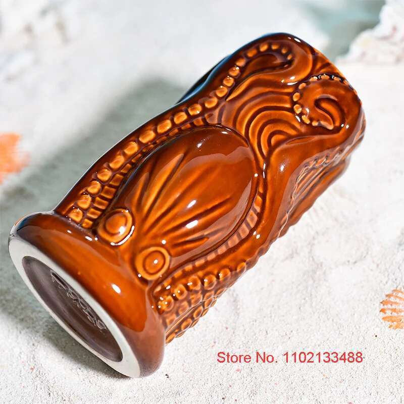 TIKI Bar Cocktail Cup Hawaii T - Wine Beer Mix Drink 评论和价格