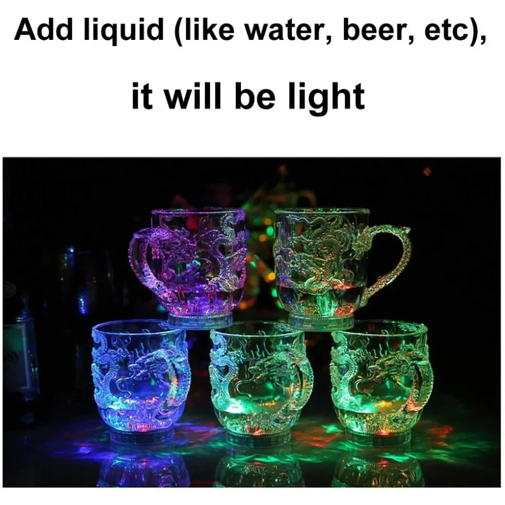 1pcs Color-Changing Luminous L - Wine Beer Coffee 评论和价格