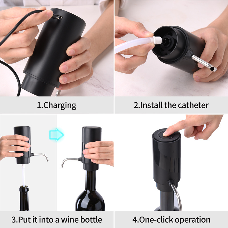 New Electric Wine Aerator Set  - Decanter Aerator Set 评论和价格