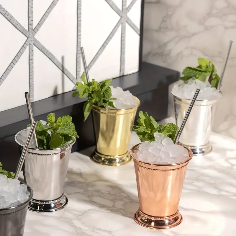 tiki Mint Julep Mug Stainless  - Wine Beer Mix 评论和价格
