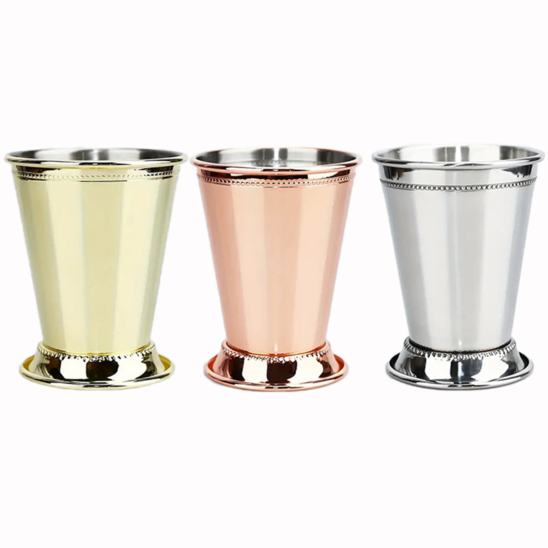 tiki Mint Julep Mug Stainless  - Wine Beer Mix 评论和价格
