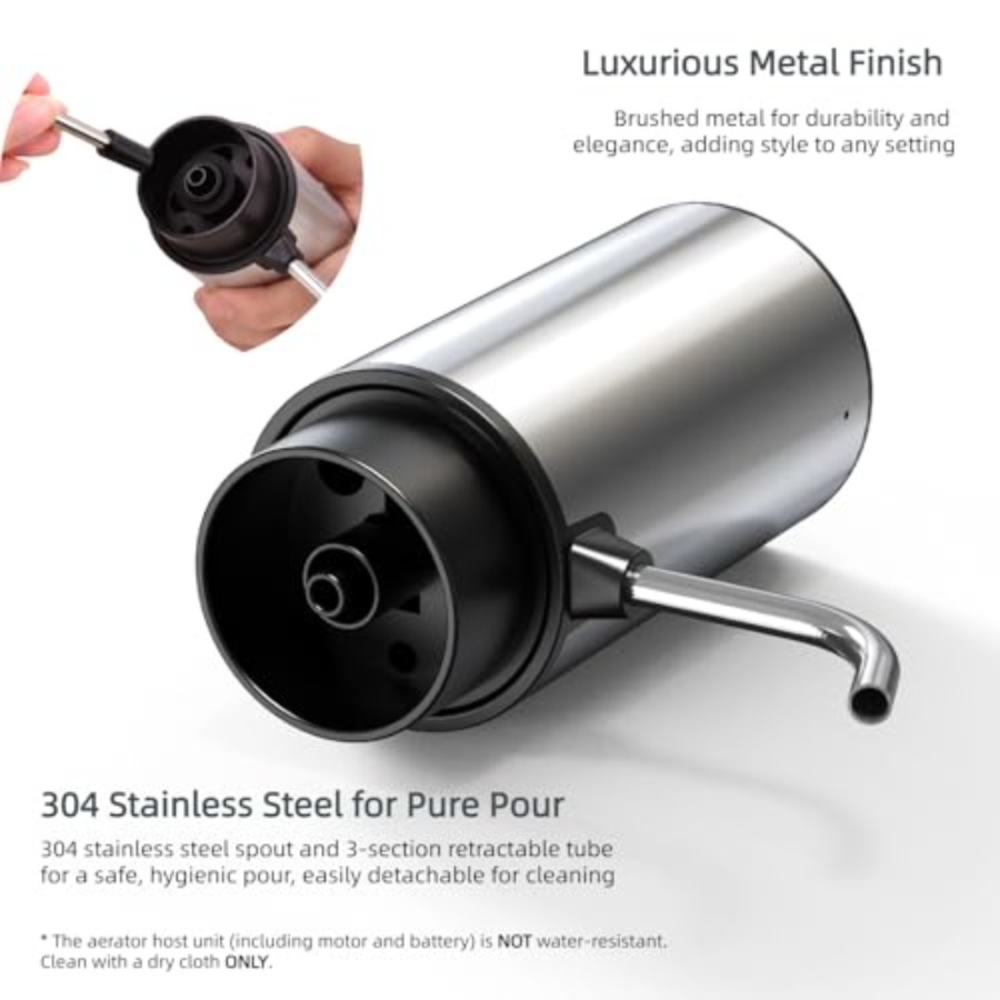 Rechargeable Electric Wine Aer - Decanter Aerator Set 评论和价格