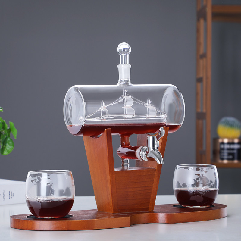 Tempered Glass Wine Decanter H - Decanter Aerator Set 评论和价格