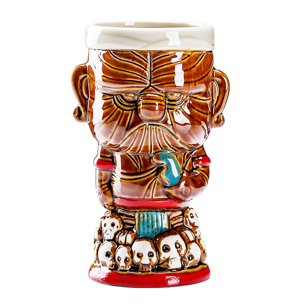 1Pcs Ceramic Native Chief Wine - Wine Beer Drink 评论和价格