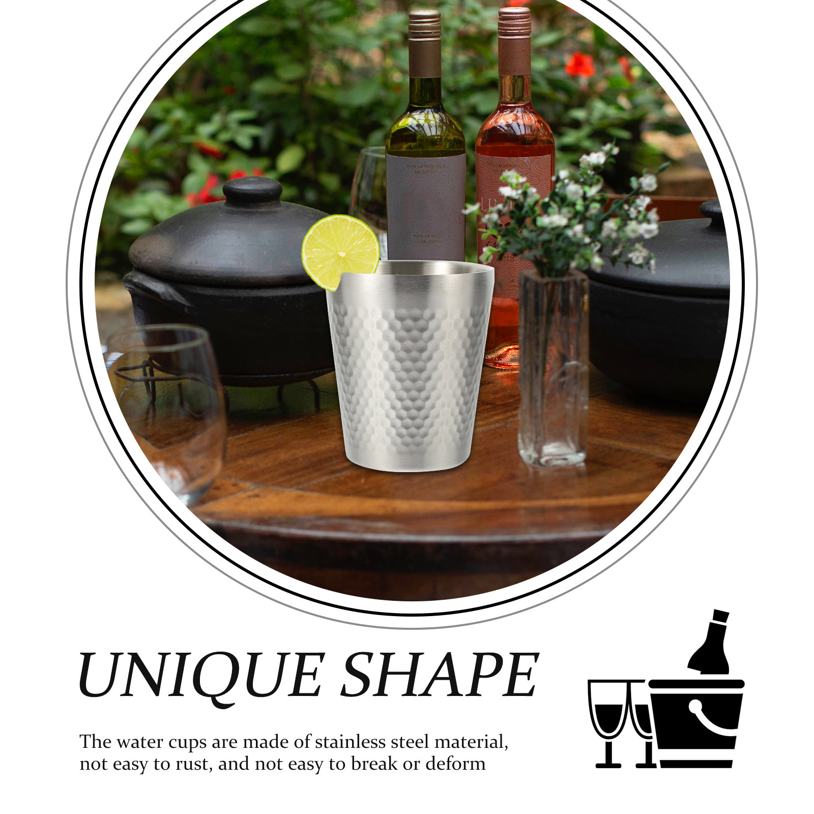 304 Stainless Steel Cups Reusa - Wine Beer Coffee 评论和价格