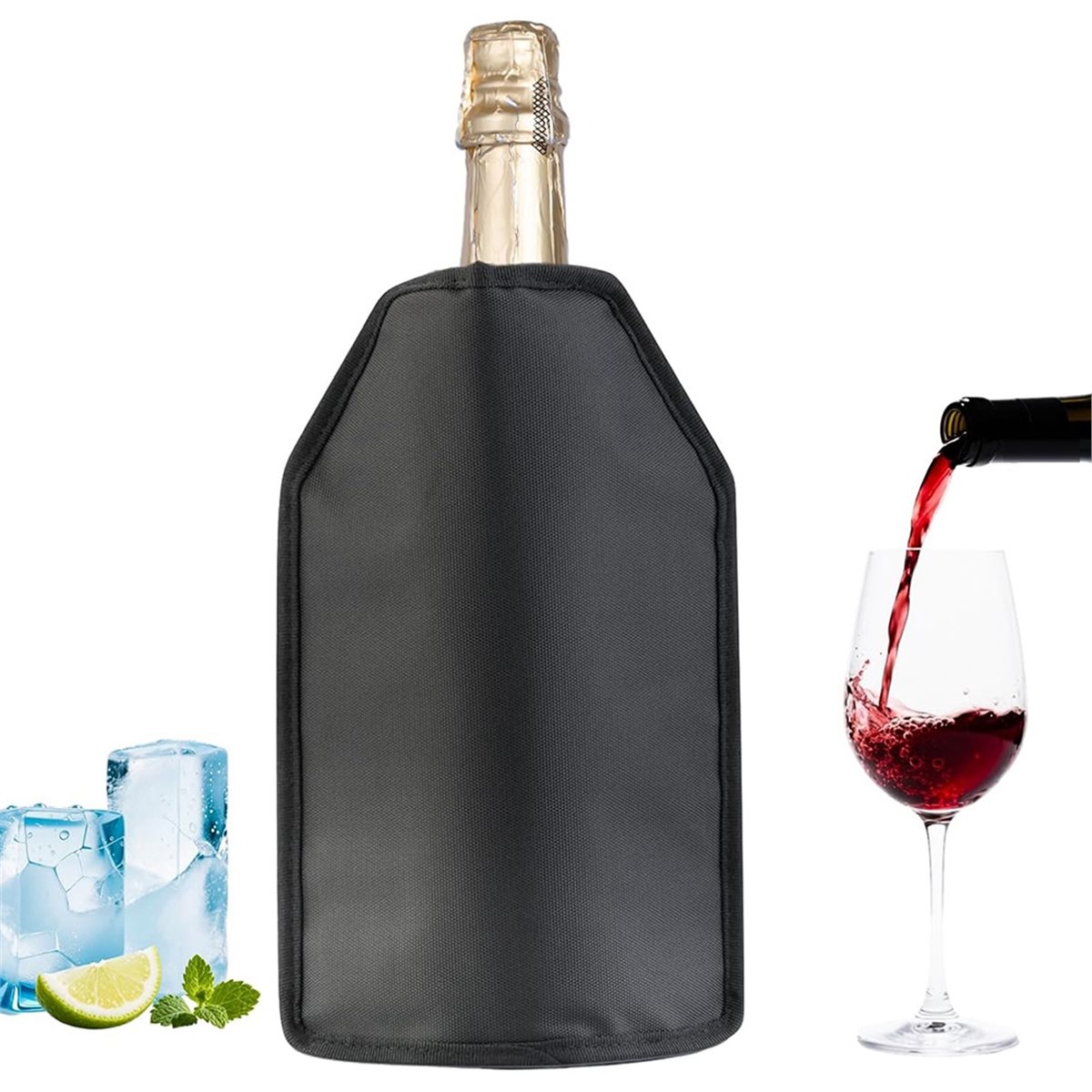 ABPP Wine Cooler Sleeve, Wine  - Wine Chiller Sleeve 评论和价格