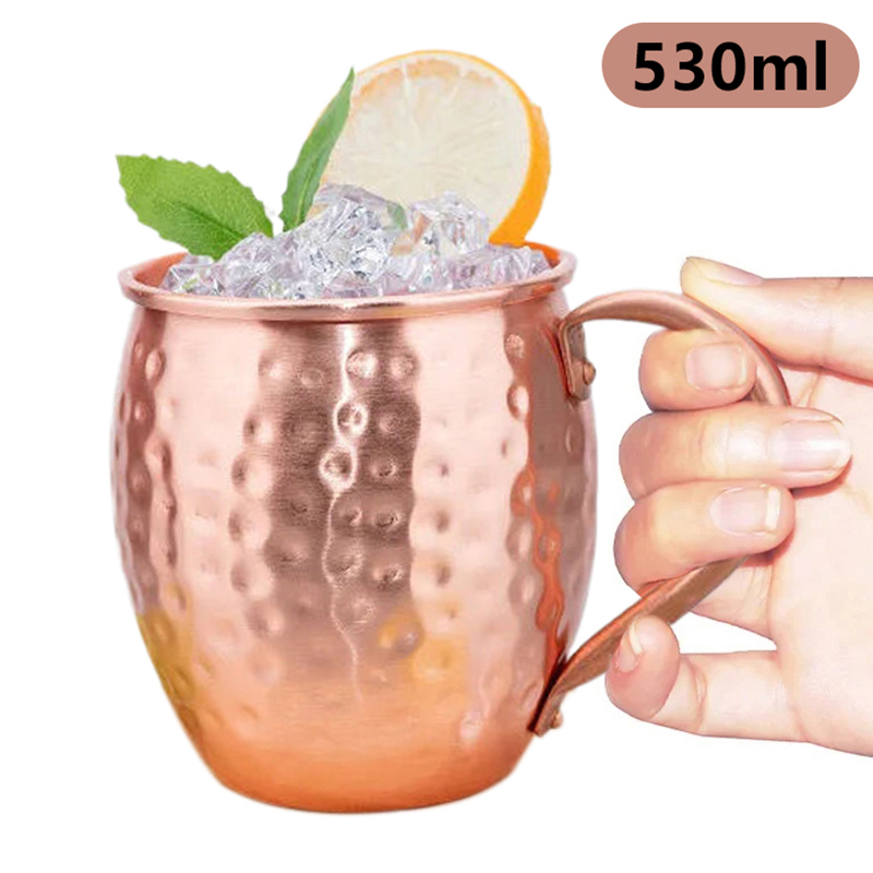 【F】530ml 100% Copper Moscow Mu - Wine Beer Coffee 评论和价格