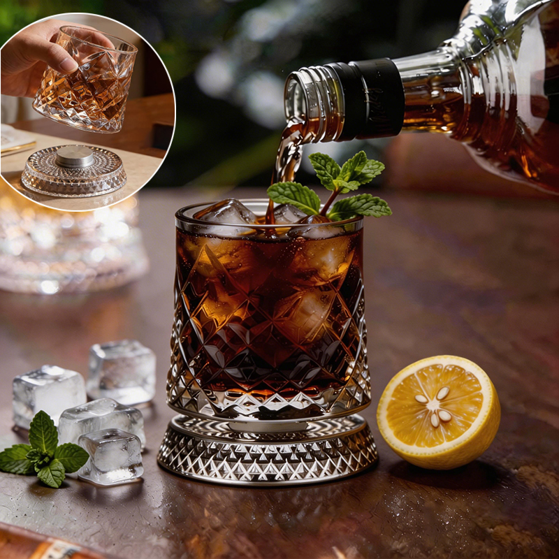 280ml Rotate Whiskey Glasses w - Wine Beer Drink 评论和价格