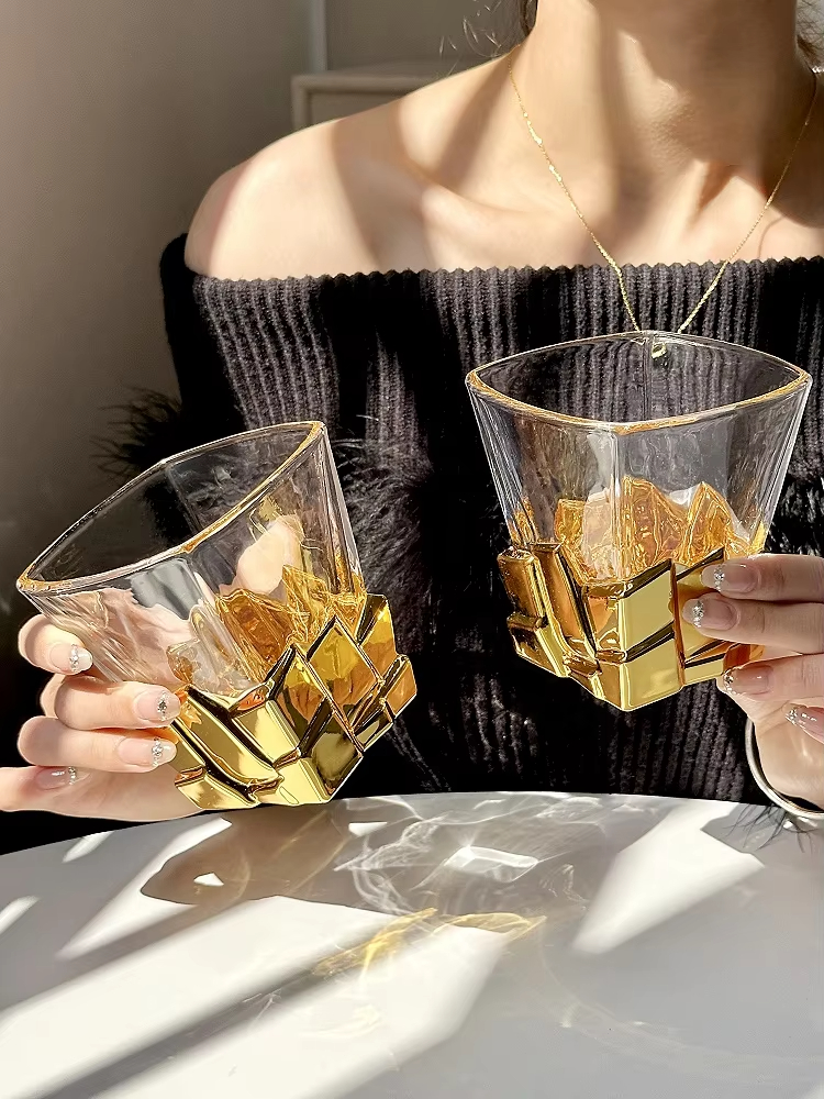 Space Gold Ice Cube Cup Artist - Wine Beer Drink 评论和价格