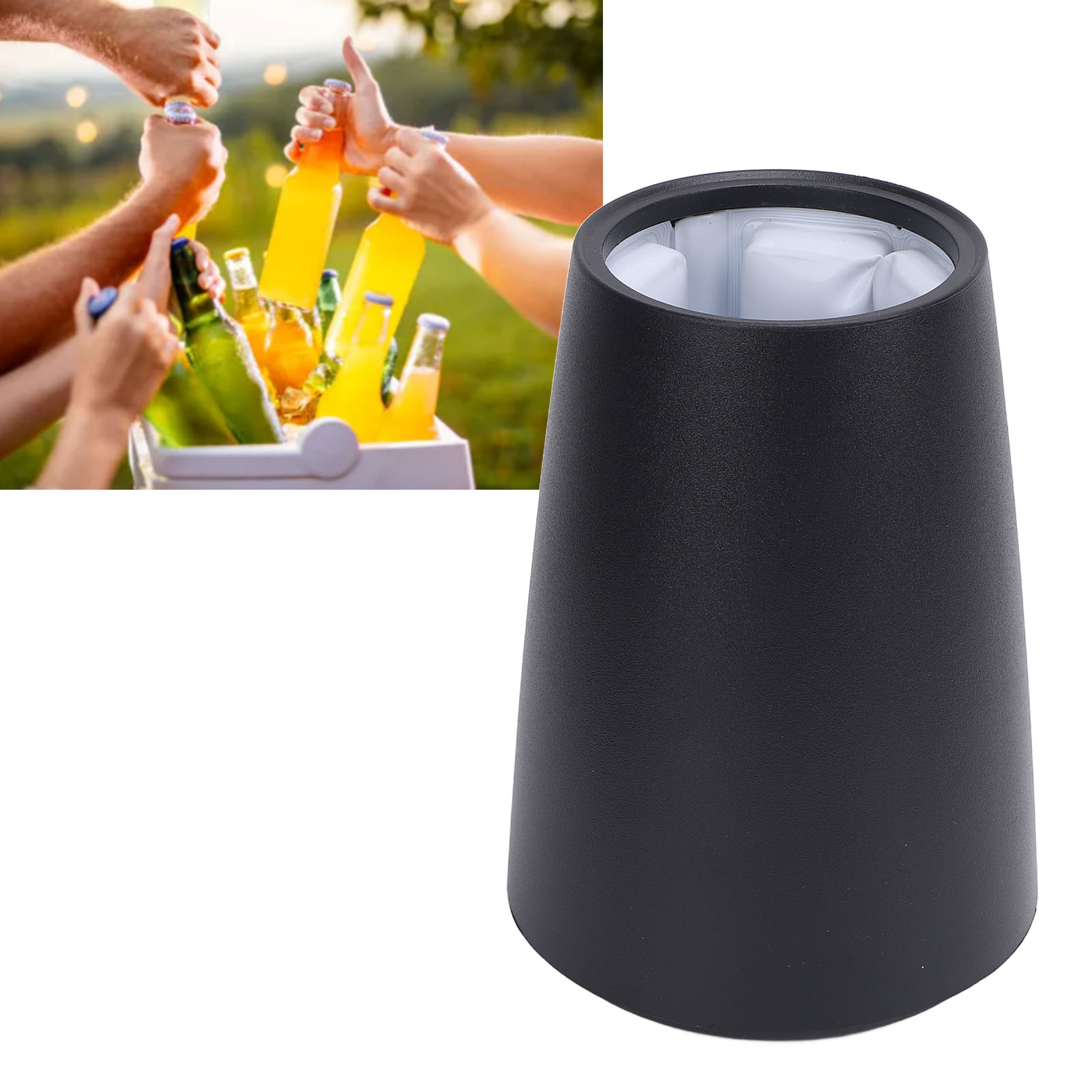 Portable Wine Chiller Bucket Q - Wine Chiller Sleeve 评论和价格