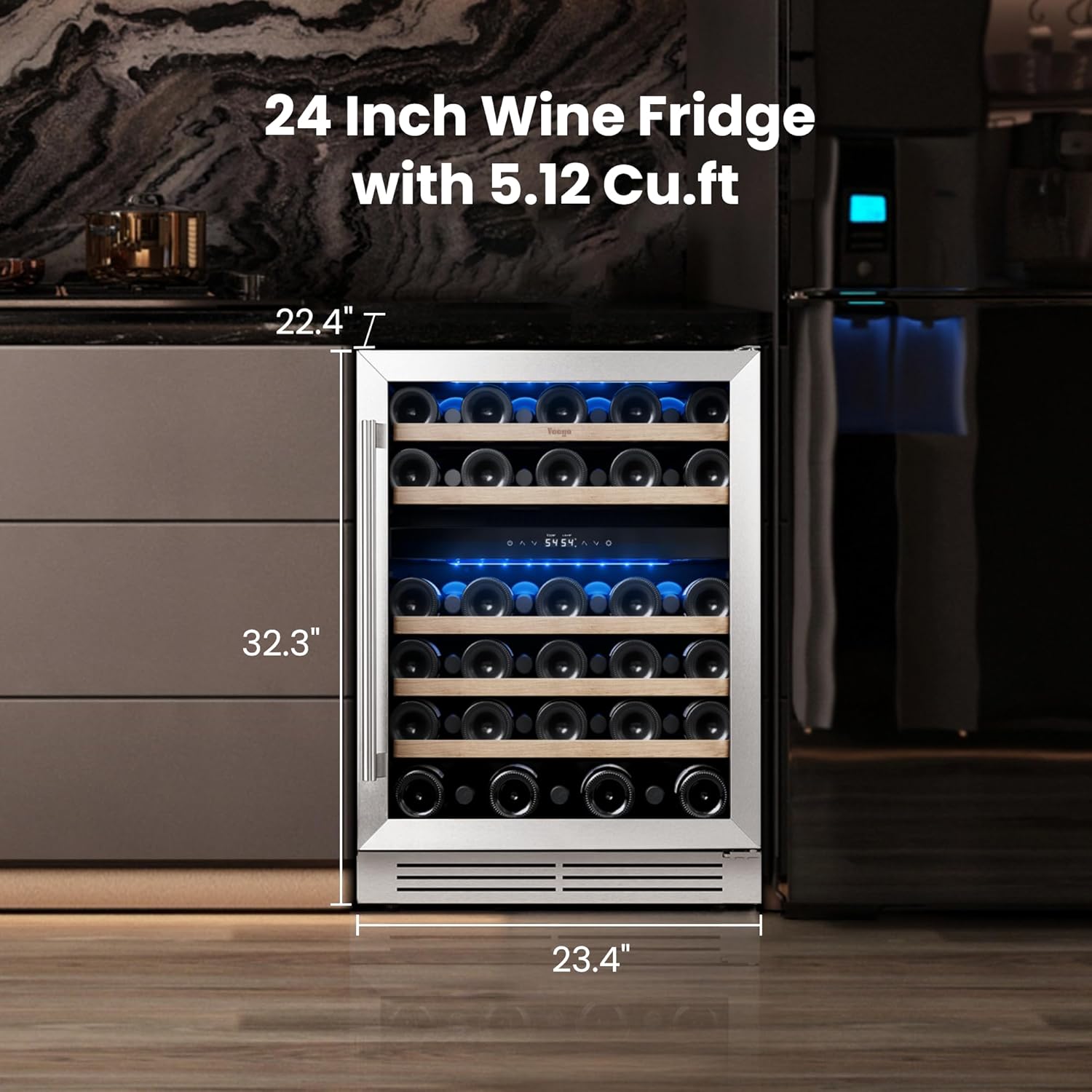 24In Dual Zone Wine Fridge 52  - Beer Wine Zone 评论和价格