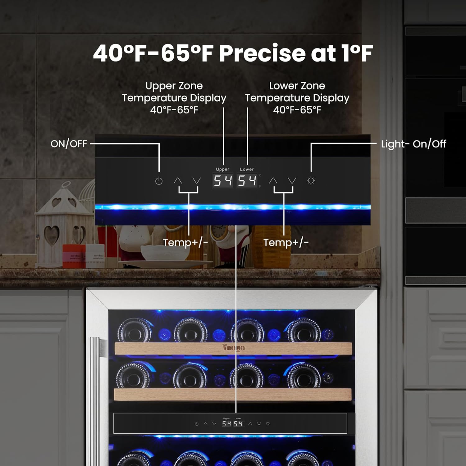 24In Dual Zone Wine Fridge 52  - Beer Wine Zone 评论和价格