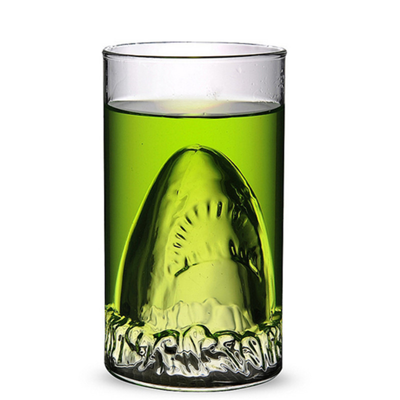 300ml Shark Drinking Double Gl - Wine Beer Coffee 评论和价格