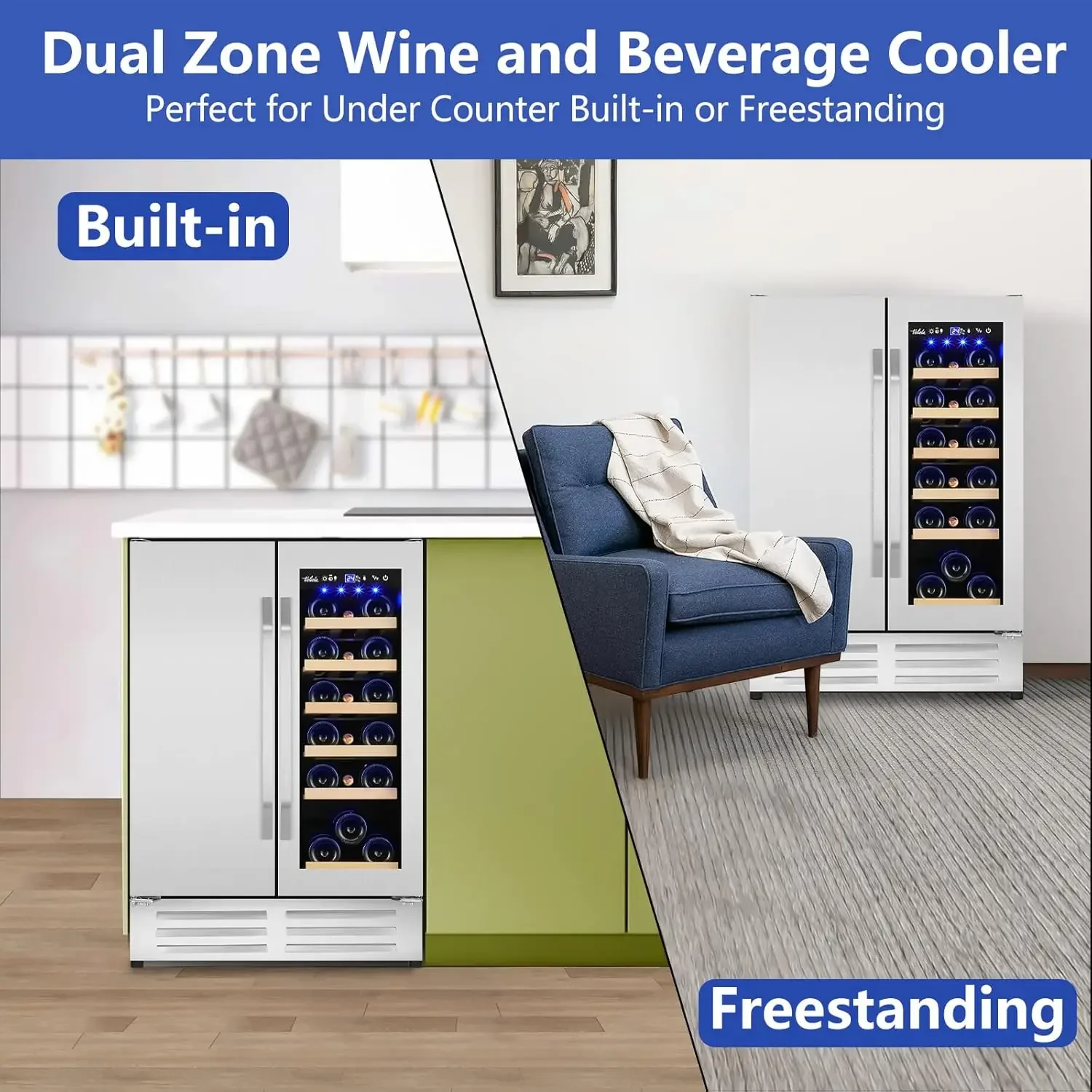 Wine and Beverage Refrigerator - Beer Wine Zone 评论和价格
