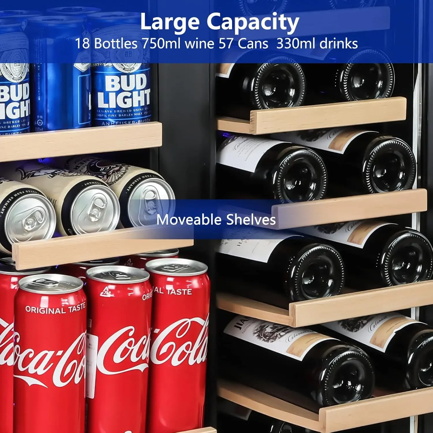 Wine and Beverage Refrigerator - Beer Wine Zone 评论和价格
