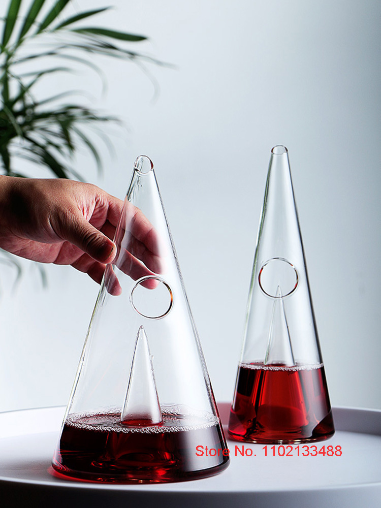 Cone Wine Decanter Separator B - Decanter Aerator Set 评论和价格