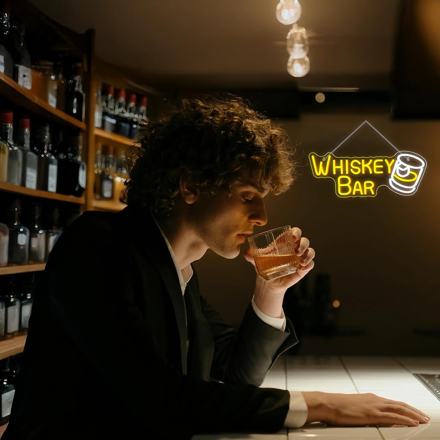 Bar Neon Sign Bussiness Art Wa - Wine Beers 评论和价格