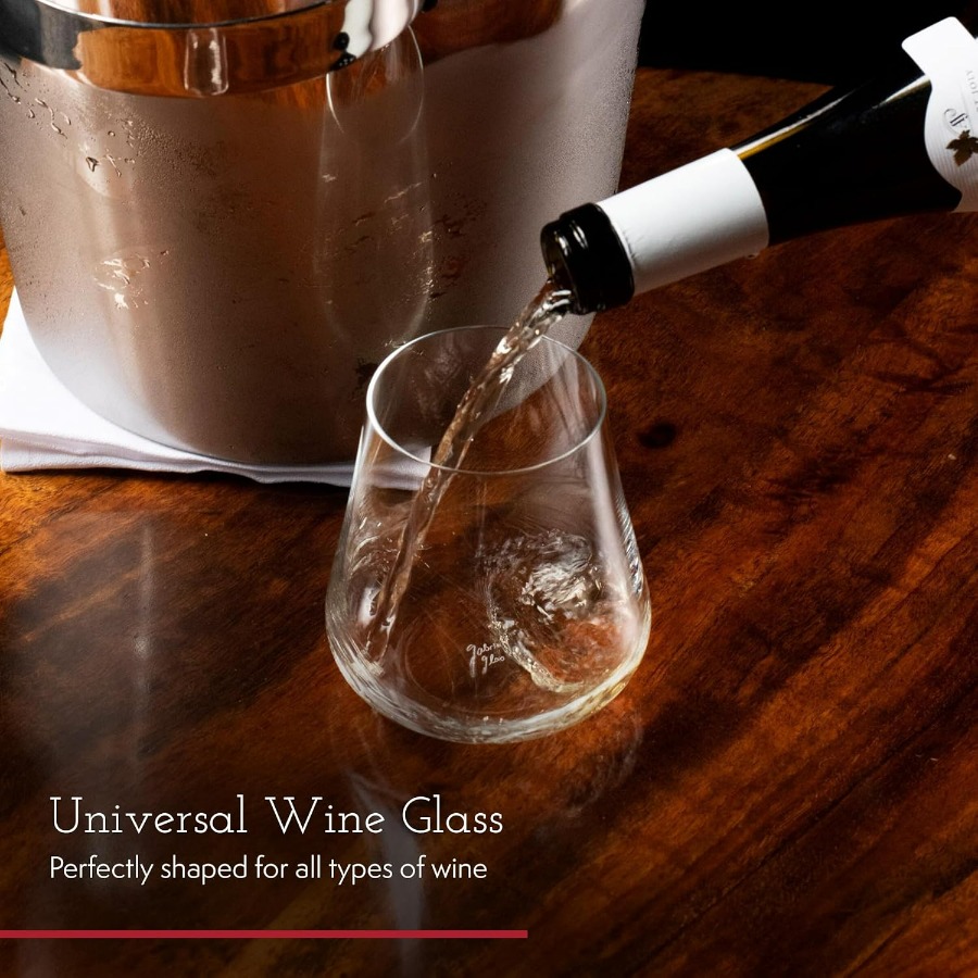 Stemless Crystal Wine Glasses  - Wine Beer Drink 评论和价格