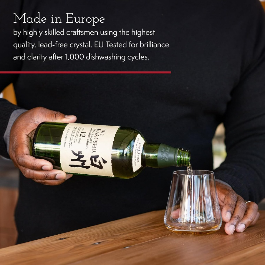 Stemless Crystal Wine Glasses  - Wine Beer Drink 评论和价格