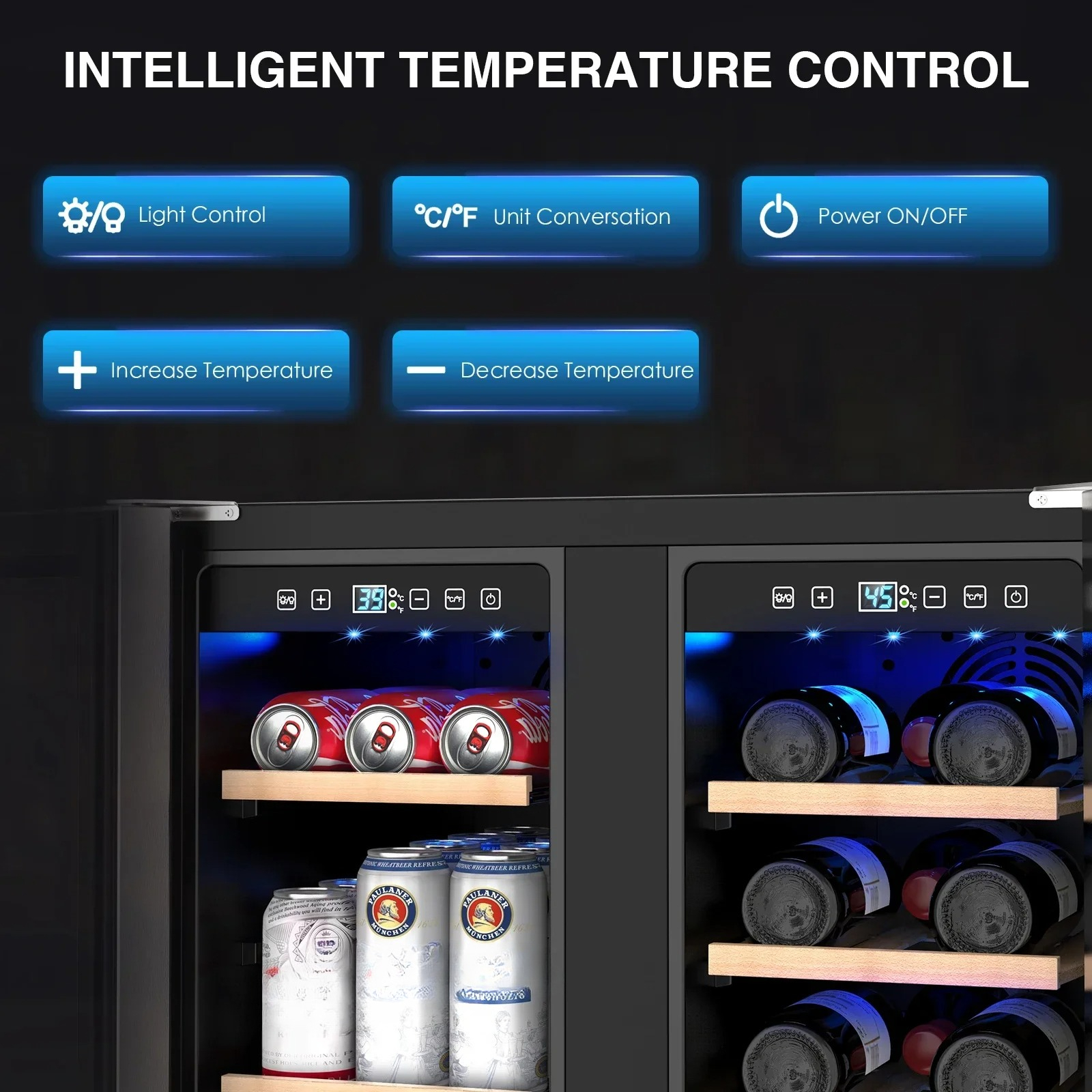 Wine and Beverage Refrigerator - Beer Wine Zone 评论和价格