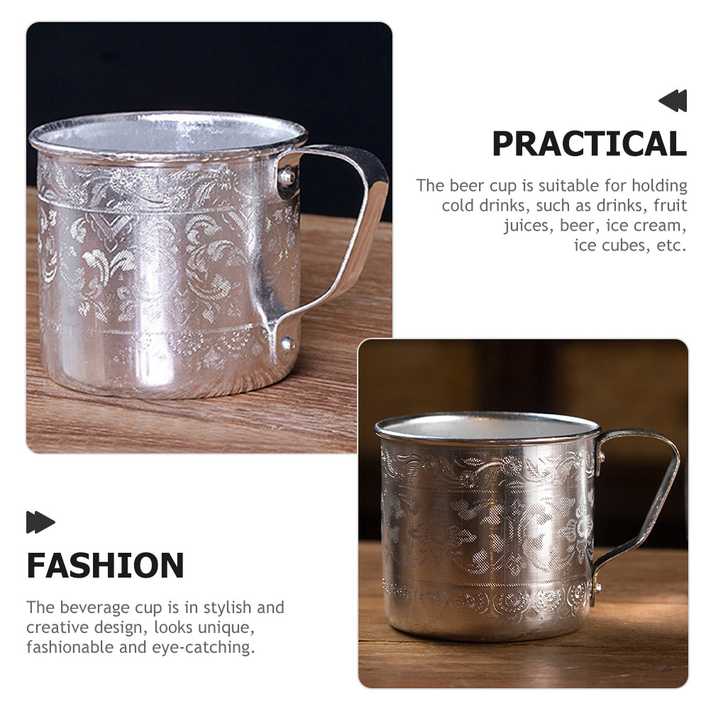 Tin Cup for Beer Coffee Stylis - Wine Beer Coffee 评论和价格