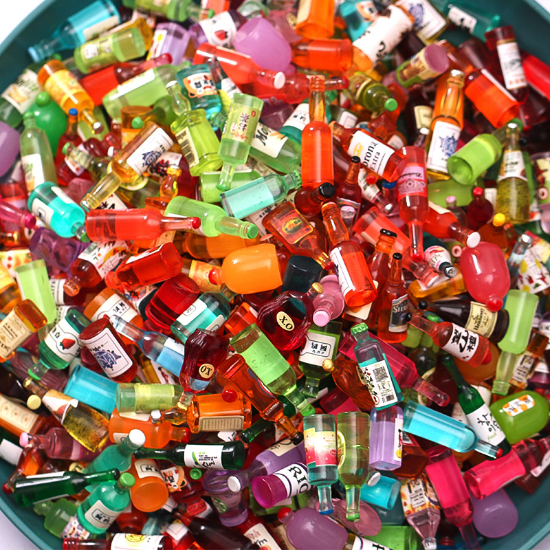 20Pcs Mixed Mini Resin Simulat - Wine Beer Mix 评论和价格