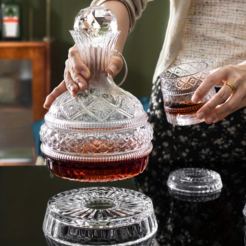 Crystal Wine Decanter Elegant  - Decanter Aerator Set 评论和价格