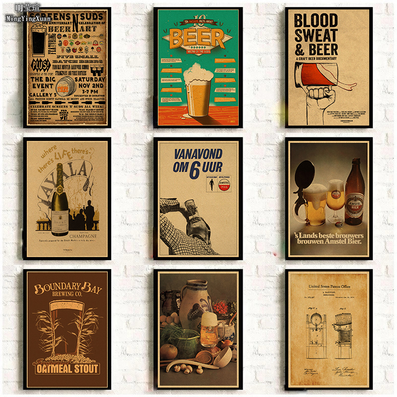 Vintage Beer Wine Drink Chart  - Wine Beer Mix 评论和价格