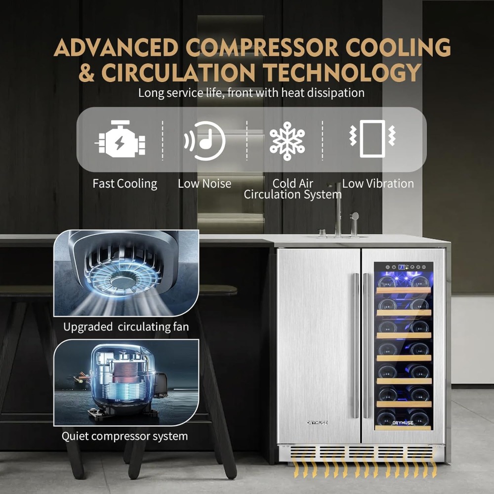 Wine and Beverage Refrigerator - Beer Wine Zone 评论和价格