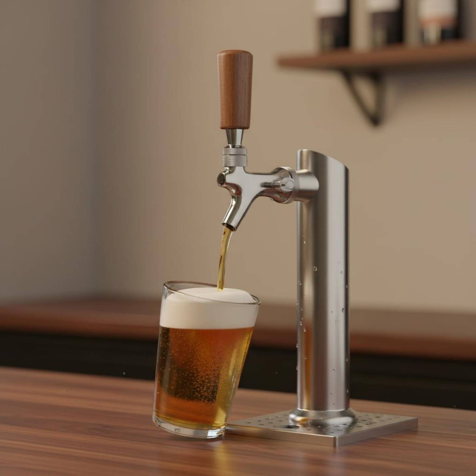 Short Wooden Beer Handle Solid - Wine Beers 评论和价格