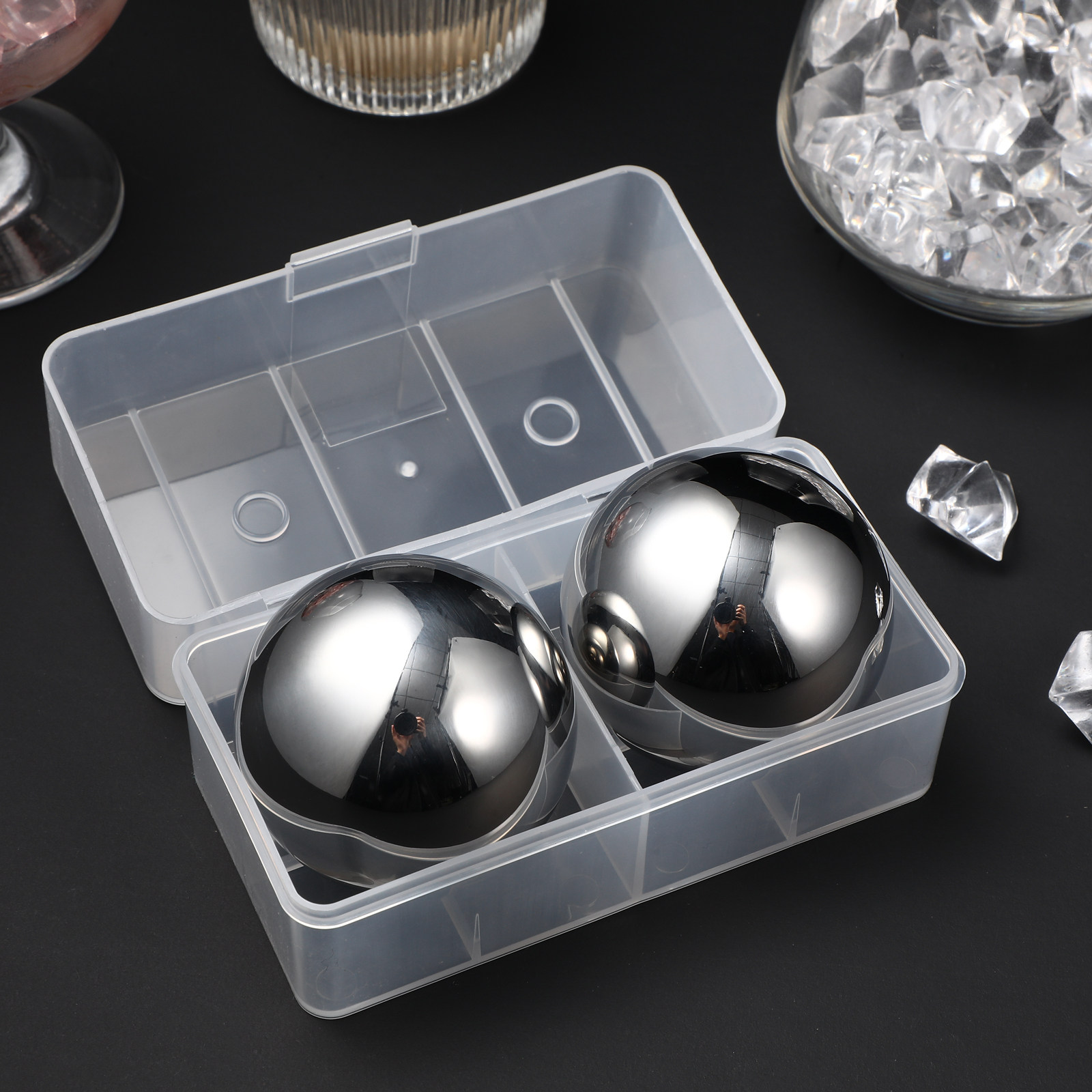 2Pcs Stainless Steel Whiskey S - Wine Beer Drink 评论和价格