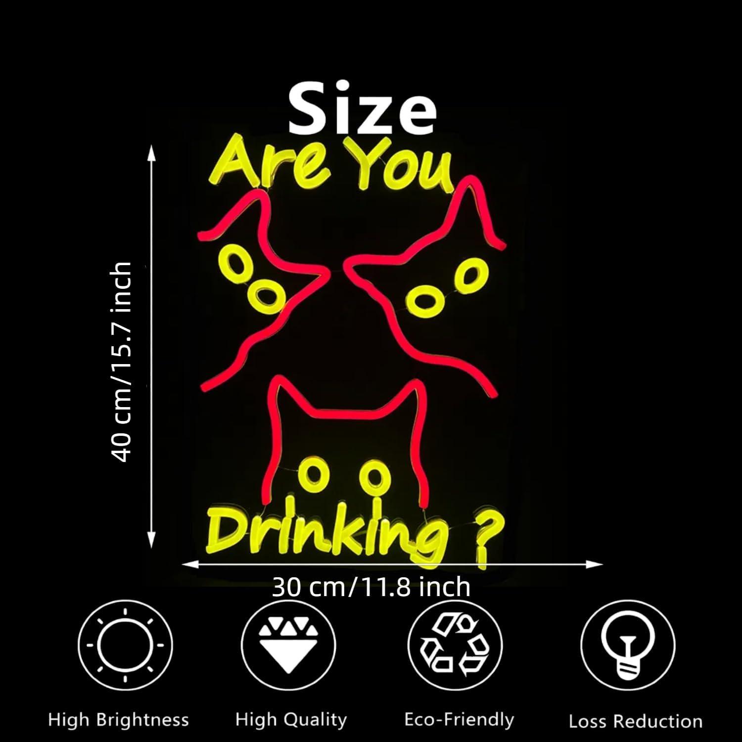 Are You Dringking Neon Sign Ca - Wine Beers 评论和价格