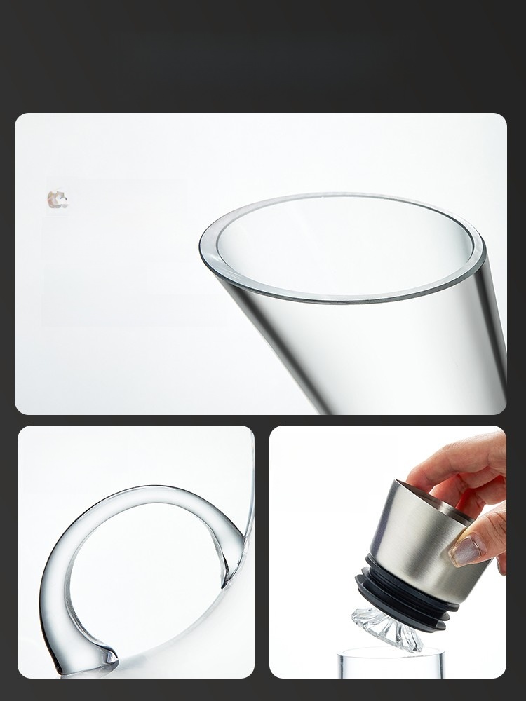 Quick Decanter Set Crystal Gla - Decanter Aerator Set 评论和价格