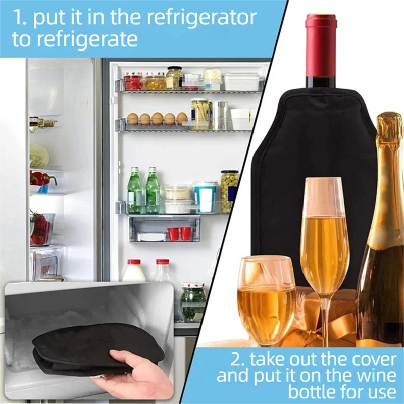 Wine Bottle Cooler Outdoor Pic - Wine Chiller Sleeve 评论和价格