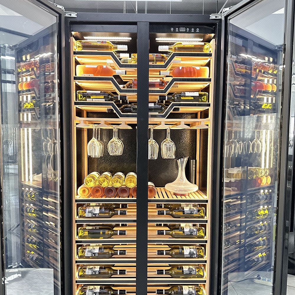 Two Tempered Glass Doors Batte - Beer Wine Zone 评论和价格