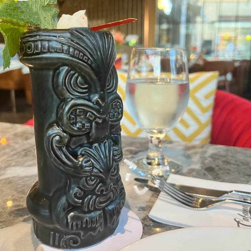630ml Ceramic Tiki Mug Creativ - Wine Beer Coffee 评论和价格