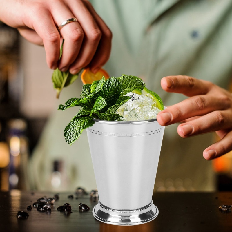 Silvery Mint Mojito Cup Stainl - Wine Beer Mix Drink 评论和价格